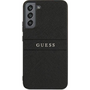 Guess PU Saffiano Samsung Galaxy S22 bőr hátlap tok, fekete