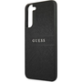 Guess PU Saffiano Samsung Galaxy S22 bőr hátlap tok, fekete