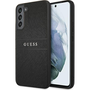 Guess PU Saffiano Samsung Galaxy S22 bőr hátlap tok, fekete