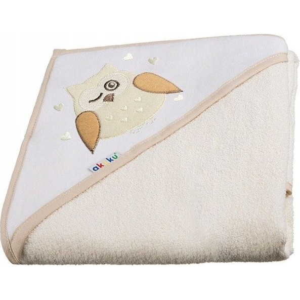 Akuku fürdőlepedő 80x80cm Baglyos bézs (ALA1231)