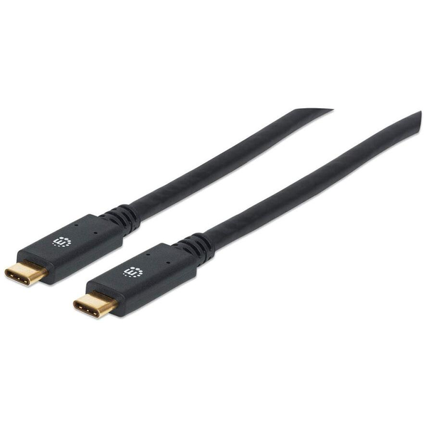 Manhattan 354905 USB-kabel USB 3.2 Gen 1 (3.1 Gen 1) 2 m USB C Sort
