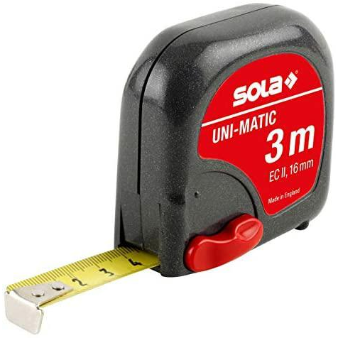 SOLA UNI-MATIC UM 3 50012501 Mérőszalag - 3m × 16 mm
