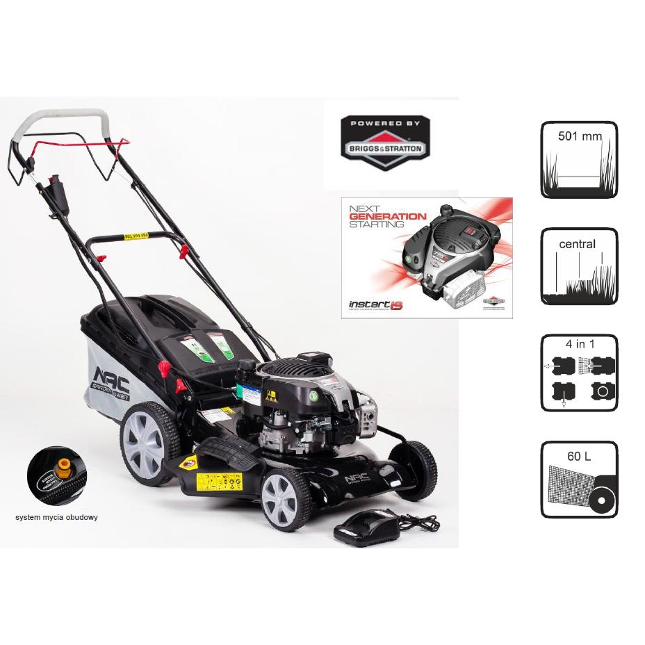 NAC Fűnyíró 53cm BRIGGS & STRATTON (LS50-775IS-HSDF)