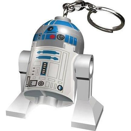 Lego Kulcstartó, LED világítással,  "Star Wars R2D2" (LLGLKE21H)
