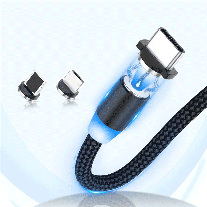 nBase USB 2.0 mágneses kábel (fej nélkül) 1m (750519)