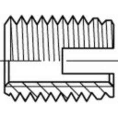 Alstertaler Schrauben & Präzisionsteile 159841X Menet betétek M20 27 mm 88302 Acél Galvanikusan cinkezett 10 db (159841X)