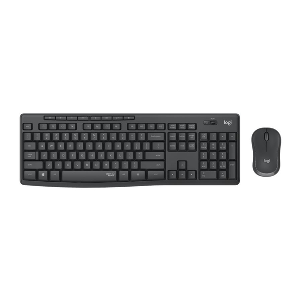 Logitech MK295 Silent Wireless Combo tastaturi Mouse inclus USB QWERTY US Internațional Grafit