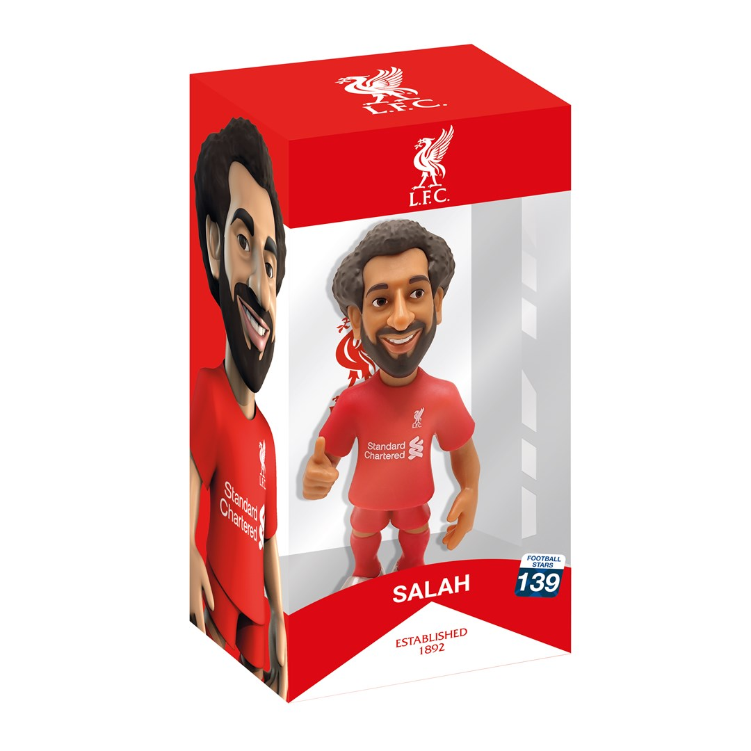 Minix 139 Football Stars - Liverpool Mohamed Salah gyűjthető Focista figura 12cm (11117)