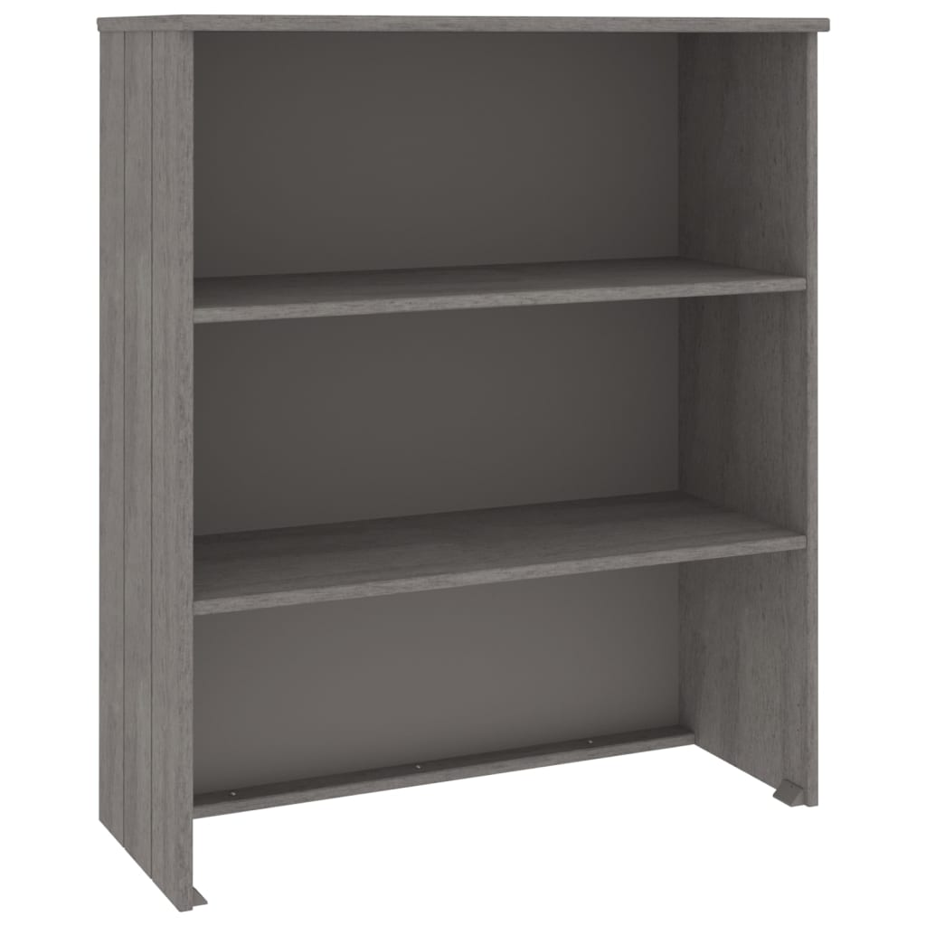 HAMAR világosszürke tömör fenyőfa felső szekrény 85x35x100 cm (340511)