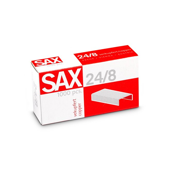 Sax 24/8 Réz Tűzőkapocs (1000db) (7330002000)