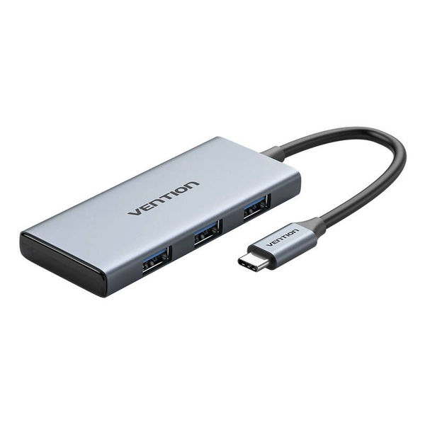 Vention TOOHB stații de andocare și replicatoare de porturi pentru calculatoare portabile Prin cablu USB 3.2 Gen 1 (3.1 Gen 1) Type-C Gri