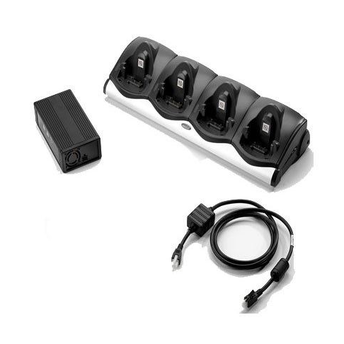 Zebra Cradle vonalkód olvasó töltő 4 slot-os (CRD9101-411CES) (CRD9101-411CES)