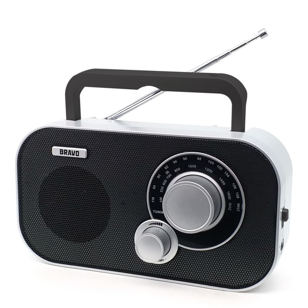 Радио Bravo, сребристо-черно