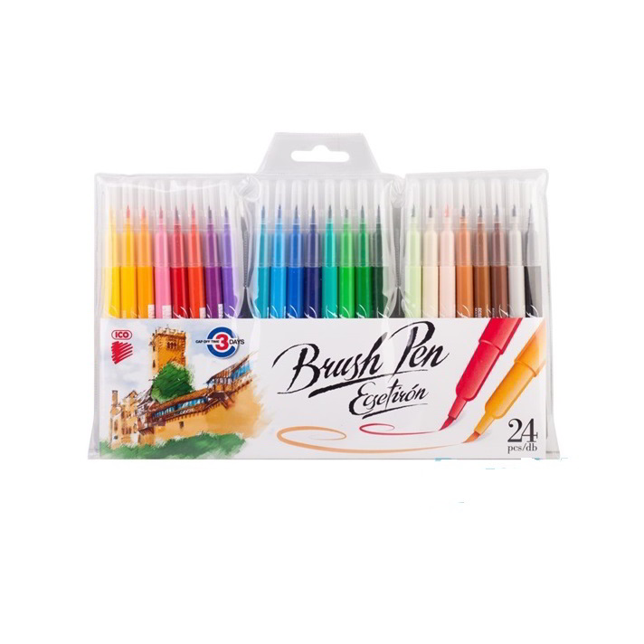 ICO 1-3mm ecsetirón - Vegyes szín ( 24 darabos) (9580080049)