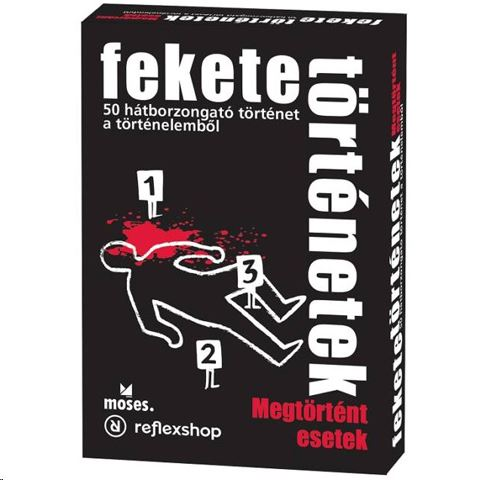 Asmodee Fekete történetek - Megtörtént esetek társasjáték (MSEBSRCE) (Asmodee MSEBSRCE)