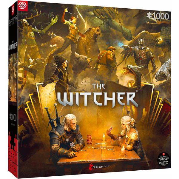 Puzzle Good Loot 1000 dílků Zaklínač Playing Gwent