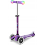 Micro Deluxe Mini Magic LED 3 kerekű gyerek roller - Lila