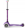 Micro Deluxe Mini Magic LED 3 kerekű gyerek roller - Lila