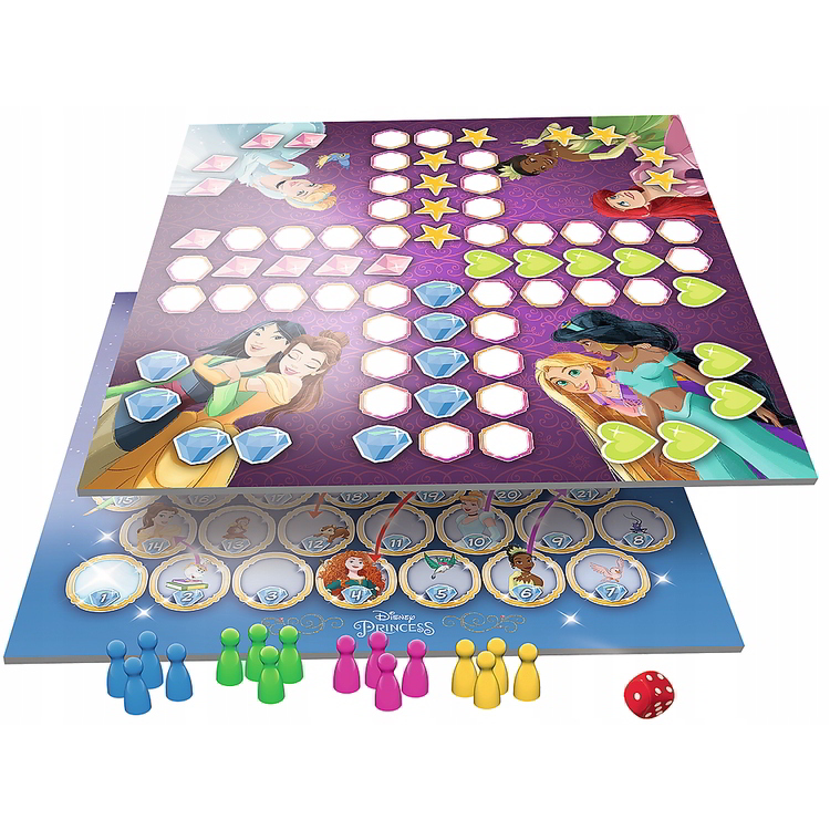 Disney hercegnők 2 az 1-ben családi társasjáték (02418)