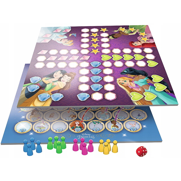 Disney hercegnők 2 az 1-ben családi társasjáték