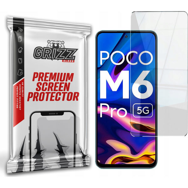  GrizzGlass Szkło hybrydowe GrizzGlass HybridGlass Xiaomi POCO M6 Pro