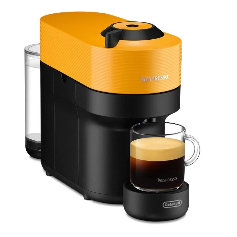 Kávovar na kapsuly De'Longhi Vertuo Pop Nespresso žltý/zlatý 1260 W