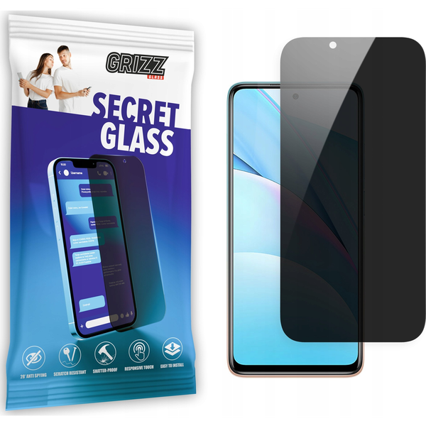  GrizzGlass Szkło prywatyzujące GrizzGlass SecretGlass Xiaomi Mi 10T Lite