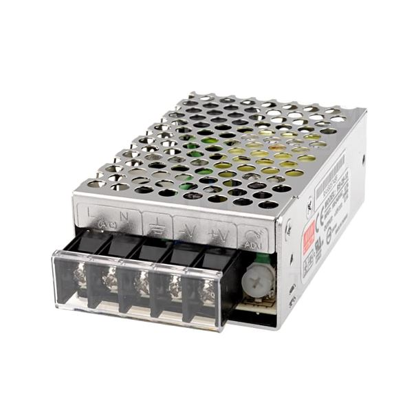 Mean Well kapcsolóüzemű tápegység 12VDC 0-2.1A 25W (RS-25-12) (RS-25-12)