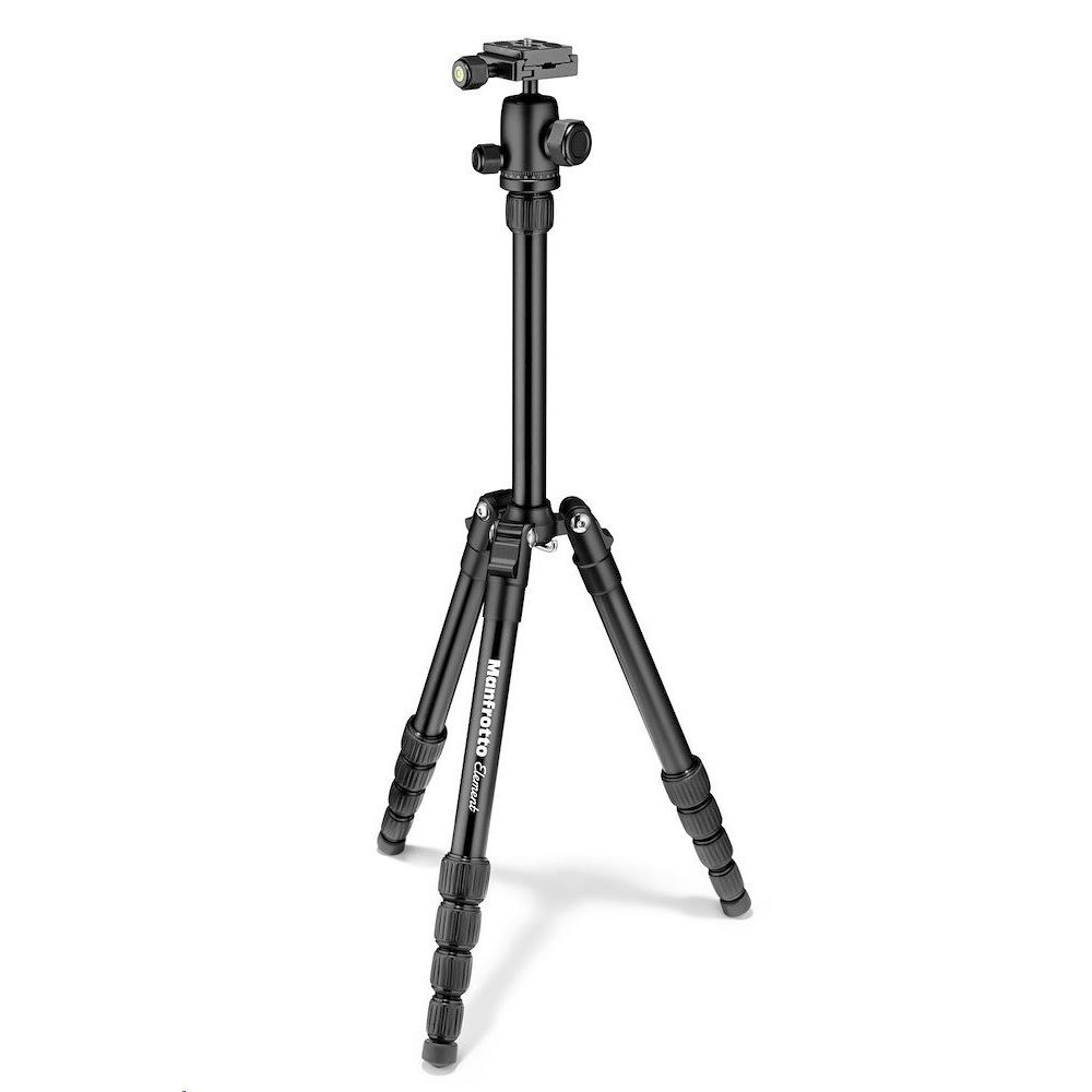 Manfrotto MKELES5BK-BH tripod gömbfejjel fekete (MKELES5BK-BH)