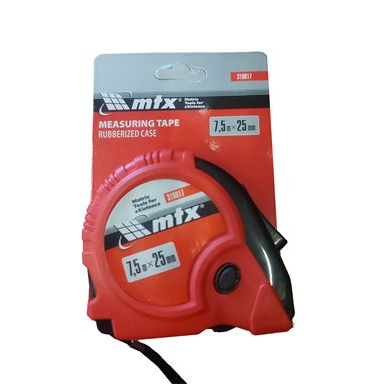 MTX mérőszalag 7,5mx25mm gumi tokban (310017) (310017)