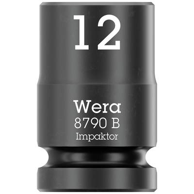 Wera 8790 B Impaktor (05005503001) Külső hatlap Dugókulcs betét 12 mm 1 db 3/8 (05005503001)