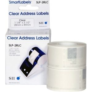 SLP-2RLE WHITE LABEL 36X89MM 260 LAB/ROLL 2 ROLL/BOX (42100609)