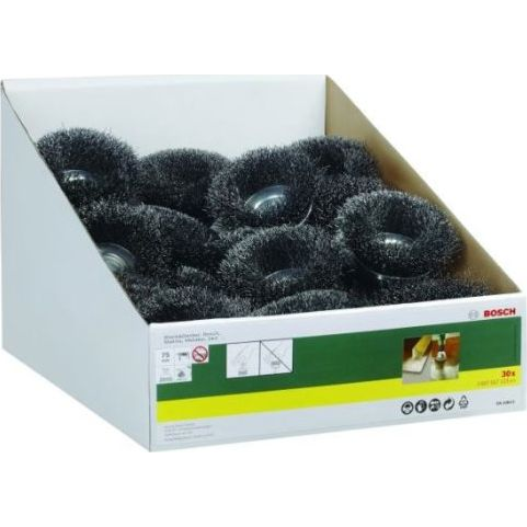 Bosch 2 608 622 098 korongkefe és fazékkefe Csiszoló ecset 7,5 cm