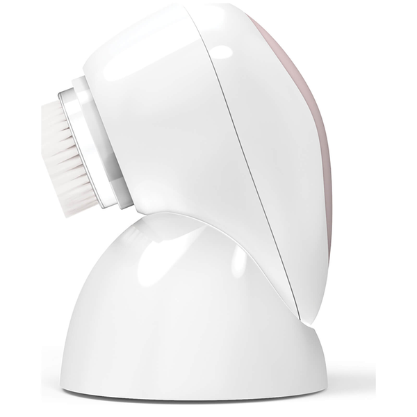 HoMedics FAC-600-EU spazzola per la pulizia del viso A impulso Rose Gold, Bianco Batteria