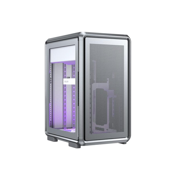 Cooler Master MF400M-SHNN-S00 MasterFrame 400 Mesh Silver, mATX, USB 3.2 Gen 2x2 Type-C, Window