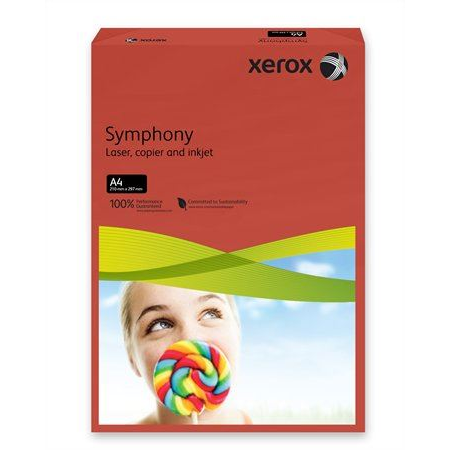 Xerox Symphony 80 A4, Dark Red Paper CW papier voor inkjetprinter Rood