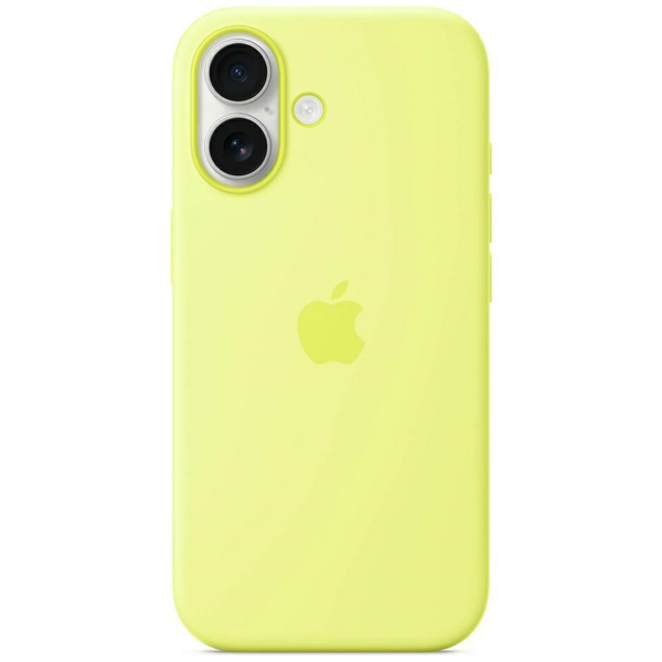Apple mgev4zm/a iPhone 17 MagSafe neonsárga szilikon tok