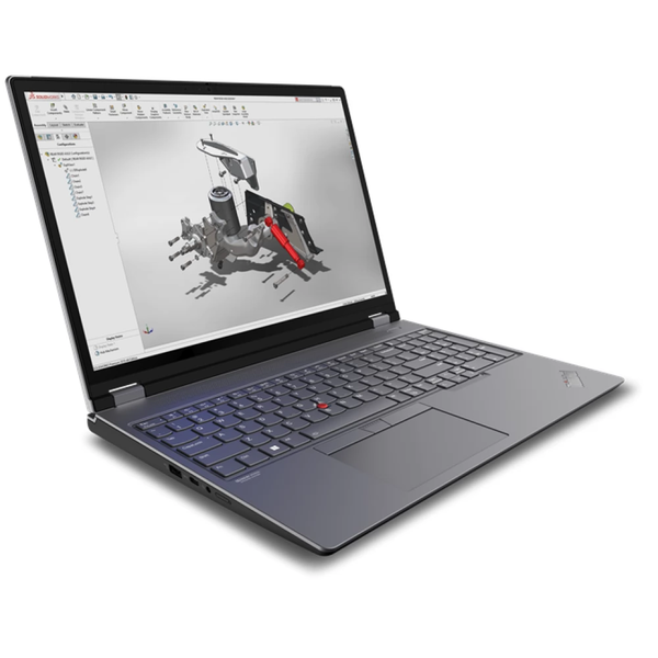 Lenovo Thinkpad P16 Gen 2 Notebook Szürke (16" / Intel Core i9-13980HX / 32GB / 1TB SSD / Win 11 Pro)