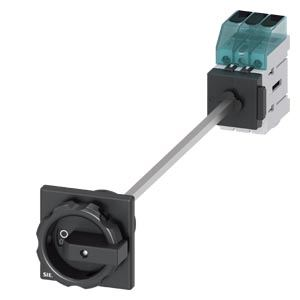Siemens 3LD3248-0TK51 11kW szerelő lapra kivezetett hajtással fekete kar főkapcsoló (3LD3248-0TK51)