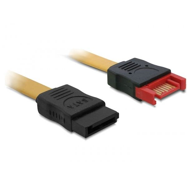 DeLock DL82855 SATA 6 Gb/s apa-anya bővítő kábel 30 cm straight/straight (DL82855)