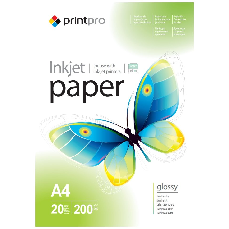 Colorway Print Pro A4 Fényes fotópapír 200g/m2 (20 db/csomag) (PGE200020A4)