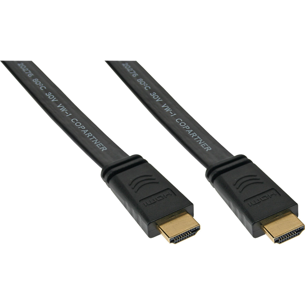 InLine 17007F cavo HDMI 7,5 m HDMI tipo A (Standard) Nero
