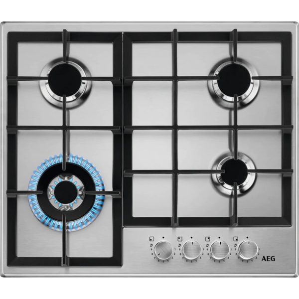Aeg HGB64420SM Gáz főzőlap - Rozsdamentes acél
