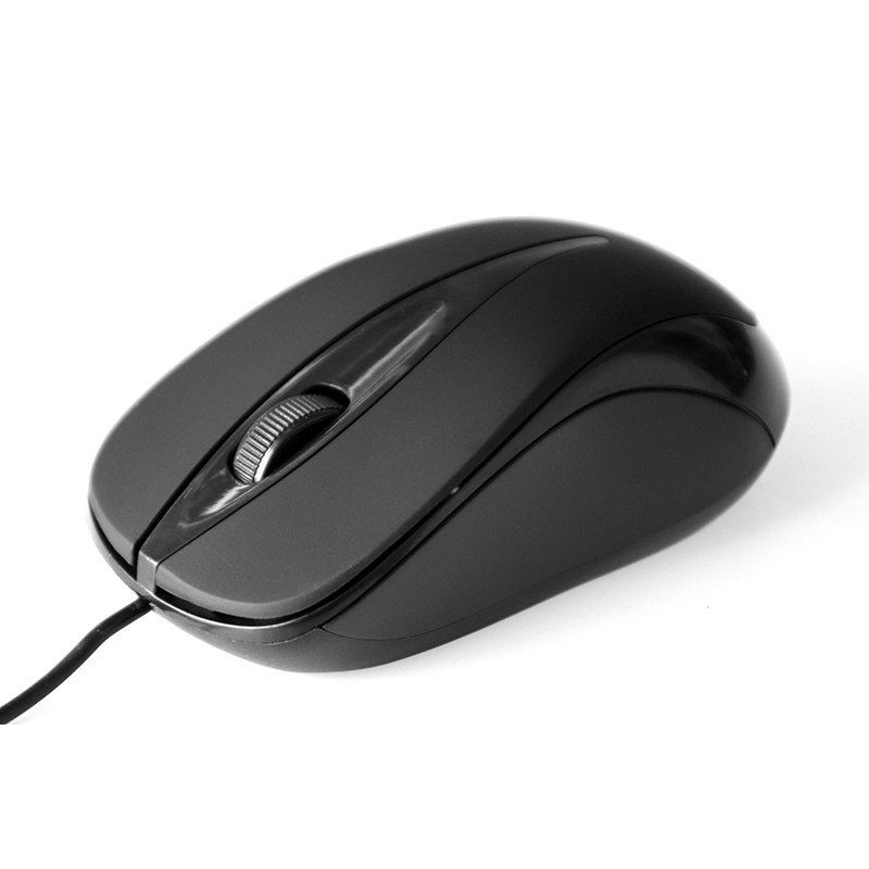 Media-Tech Plano optikai USB egér 800 DPI fekete (MT1091K)
