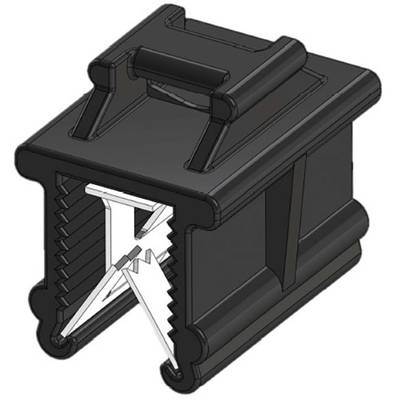 WKK 5752 Kábelkötöző 200 mm 4.80 mm Fekete Átlós kábelkötegelés, Hőstabilizált, Időjárásálló 1 db (5752)