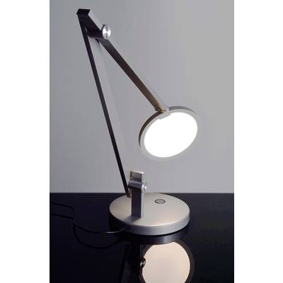 Deko-Light LED настолна лампа Adhara с 3-степенно затъмняване, сребриста