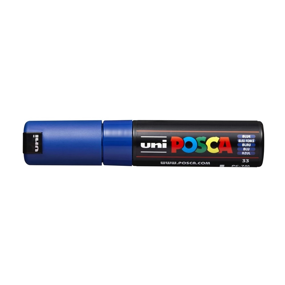 Uni Dekormarker 4,5-5,5mm, -Posca PC-7M kék (2UPC7MK) (2UPC7MK)