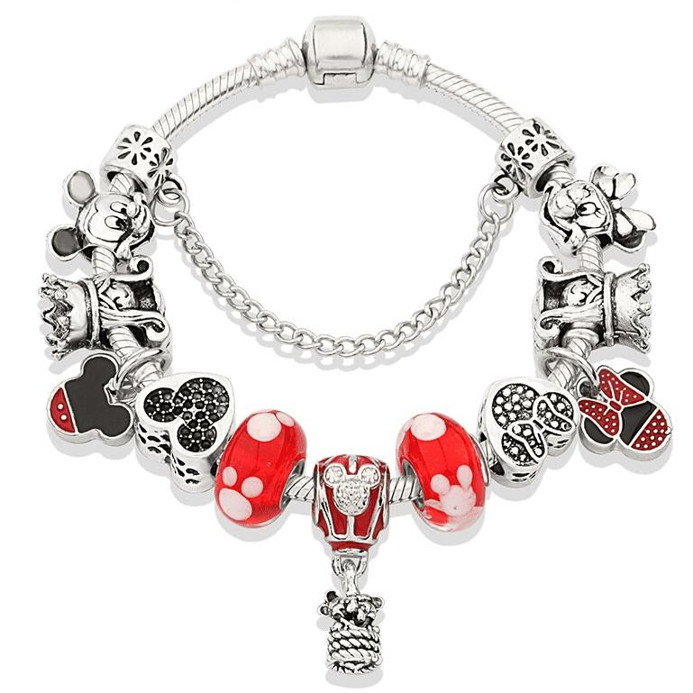 Silver Star karkötő - Mickey Minnie / P10929-911-1 - 21 cm (6729)