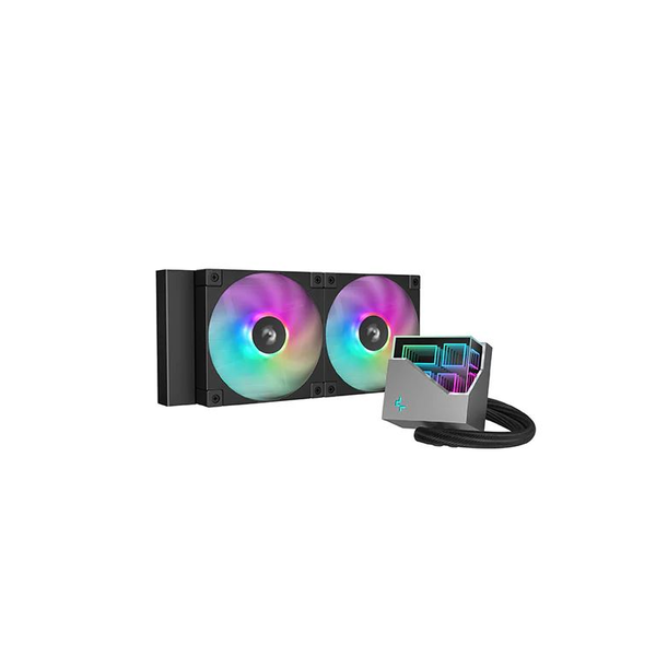 DeepCool LT240 Procesor Vodné chladenie typu všetko v jednom 12 cm Čierna 1 kusov