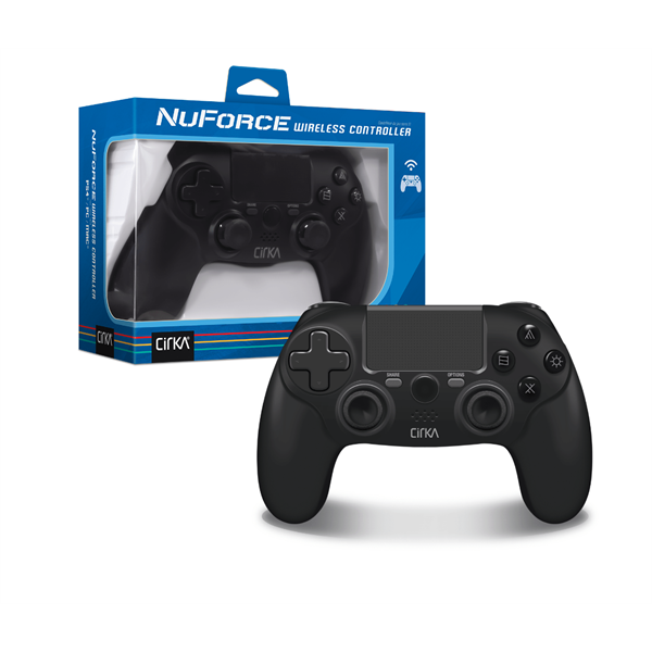 Cirka NuForce PS4/PC vezeték nélküli kontroller fekete (M07526-BK) (M07526-BK)